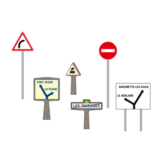 Ensemble de bâtiments en carton à découper "Accessoires de décor n°1"-3