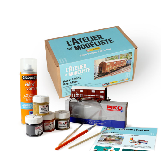 Pack "Patine pas à pas" - L'atelier du modéliste