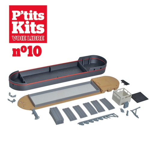 La péniche Freycinet H0 - P'tits Kits Voie Libre-1