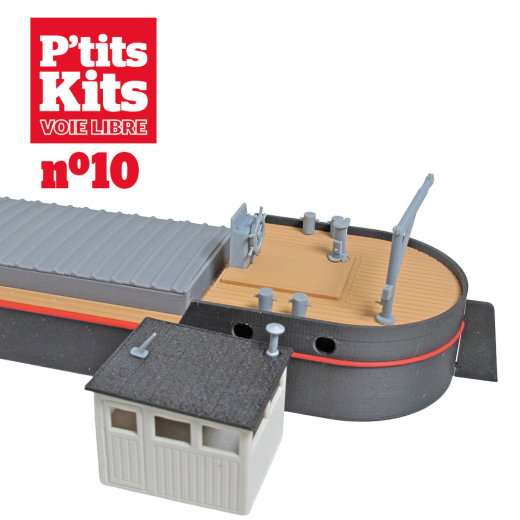 La péniche Freycinet H0 - P'tits Kits Voie Libre-2