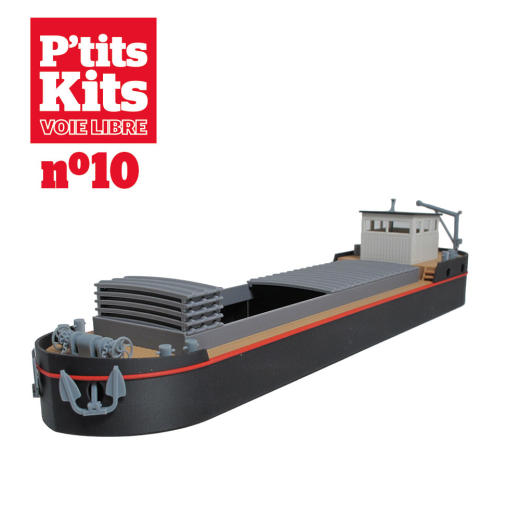 La péniche Freycinet H0 - P'tits Kits Voie Libre-4