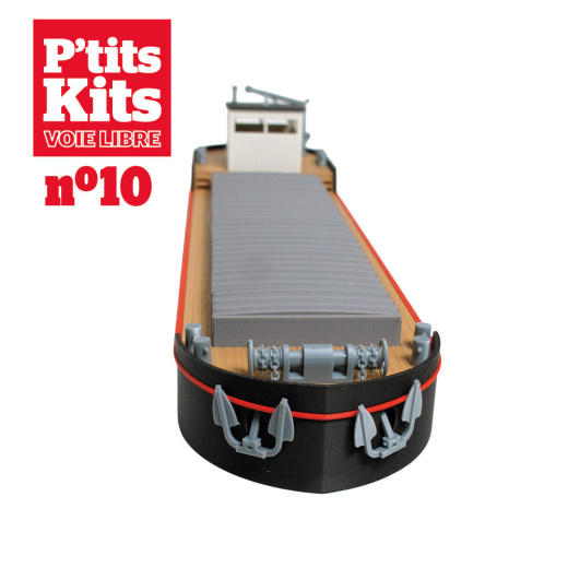 La péniche Freycinet H0 - P'tits Kits Voie Libre-5