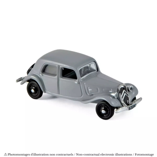 Véhicule Citroën 11 A - 1937 - Gris