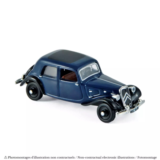Véhicule Citroën Traction 7A - 1934 - Bleu