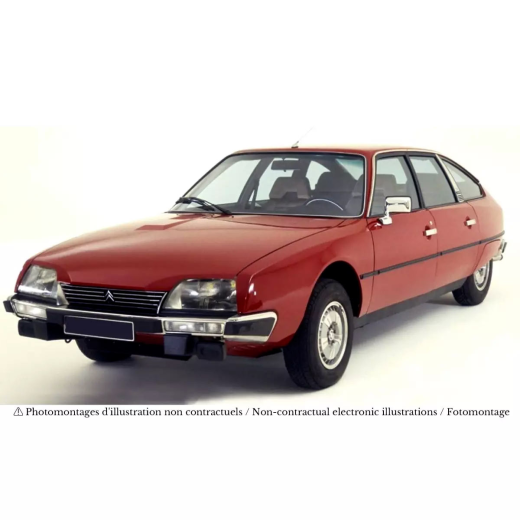 Véhicule Citroën CX 2400 GTI - 1977 - Rouge soleil