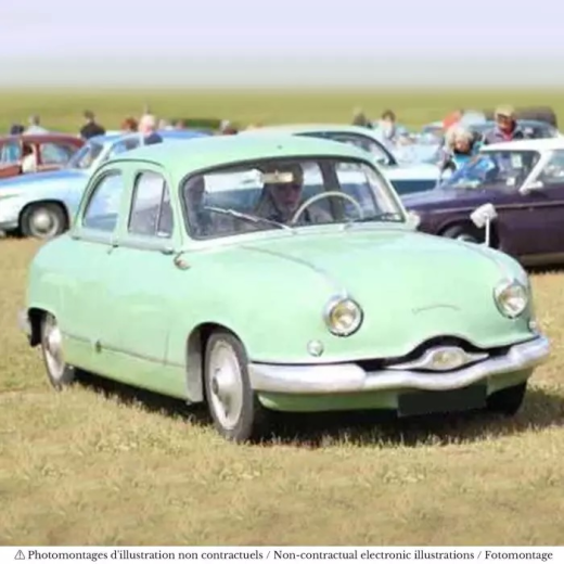 Véhicule Panhard Dyna Z12 - 1958 - Aigue Marine