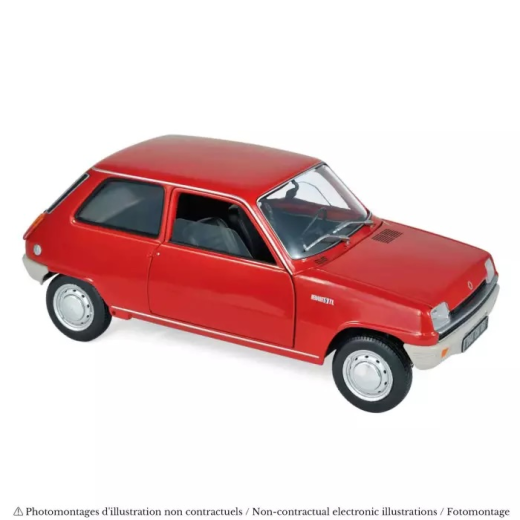 Véhicule Renault 5 TL 1972 Rouge 1/87