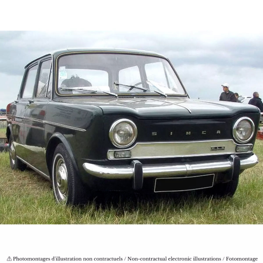 Véhicule Simca 1000 - 1968 - Vert Borodine
