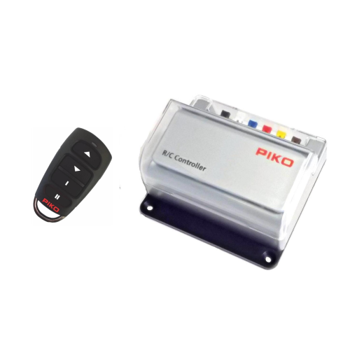 Coffret de départ R/C, locomotive et 2 wagons « briques de construction »-7