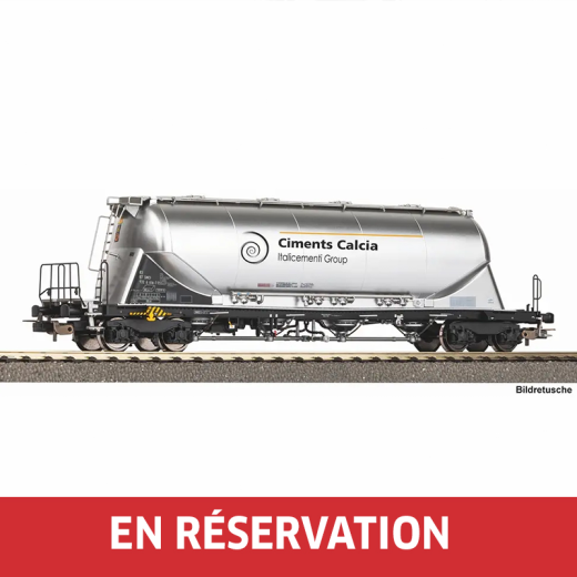 Wagon silo Uacns Ciments Calcia, ép. V, SNCF