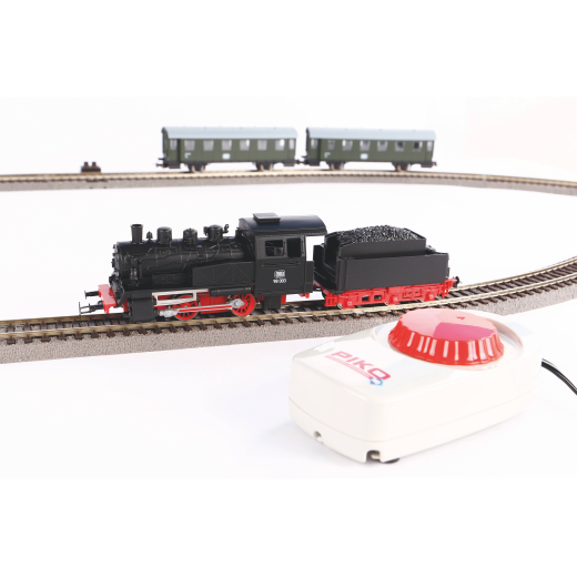Coffret de départ DB, locomotive à vapeur 98‐003 avec tender et deux voitures voyageurs-5