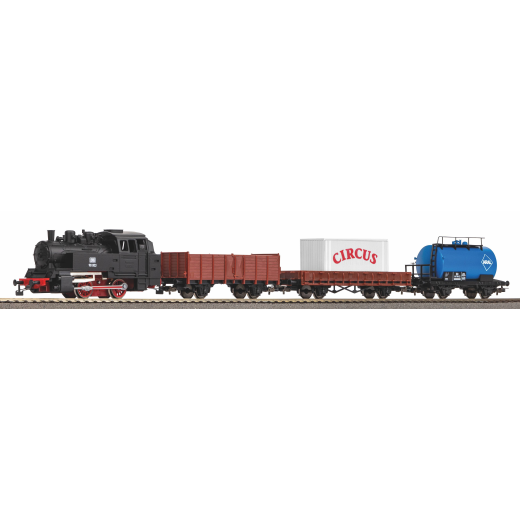 Coffret de départ DB Fret, locomotive à vapeur et 3 wagons de marchandises-4