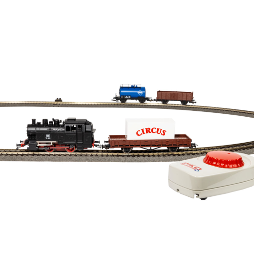 Coffret de départ DB Fret, locomotive à vapeur et 3 wagons de marchandises-1