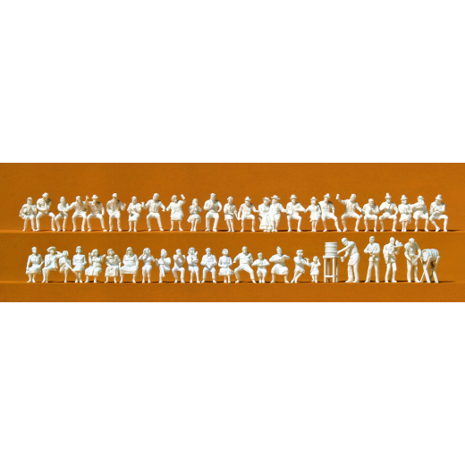 47 figurines pour terrasse en plein air - à peindre