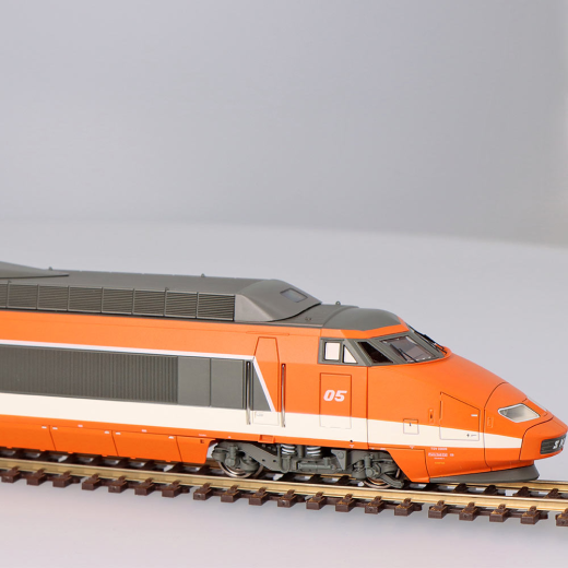 Coffret TGV PSE rame n°5 – 5 éléments : Motrices + R1 + R8 + R4 Bar - D, ép. IV, SNCF - Digital sound-2