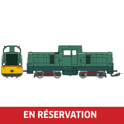 Locomotive Diesel BB400 N°040-003 CFD du Vivarais, ép. III - analogique