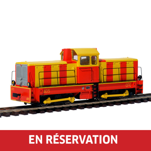Locomotive Diesel BB400 N°405 CFC Chemin de Fer de Corse Couleur d'origine - DCC SOUND