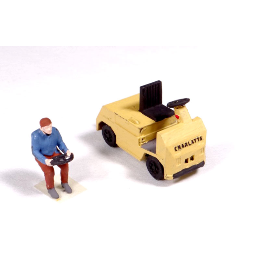 Tracteur Charlatte et son conducteur