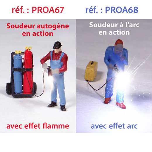 Soudeur à l’arc (avec poste de soudure électrique et effet arc)-1
