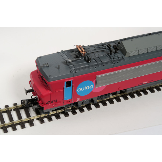 Locomotive électrique BB 22238 en livrée « OUIGO », ép. VI, SNCF, DCC-2