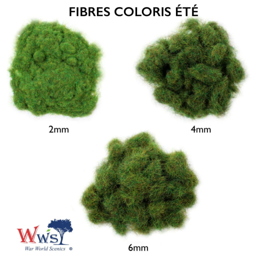 Fibres Static Grass 6 mm - Été - Sachet 100g-2
