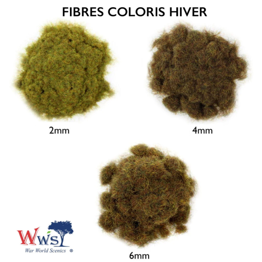 Fibres Static Grass 2 mm - Hiver - Flacon 500ml-2