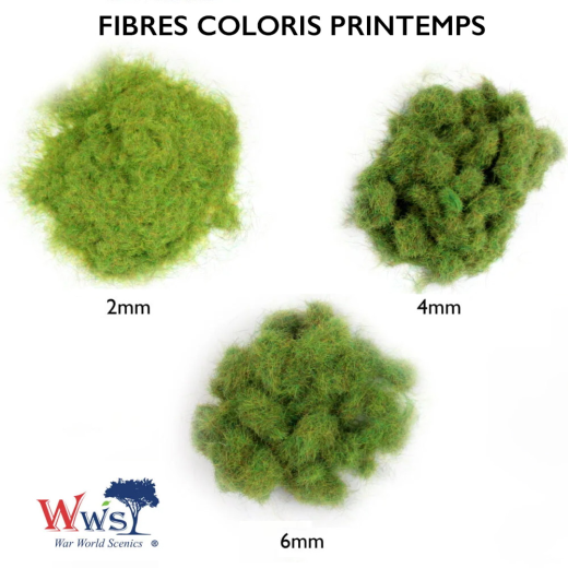Fibres Static Grass 2 mm - Printemps - Sachet 100g-2