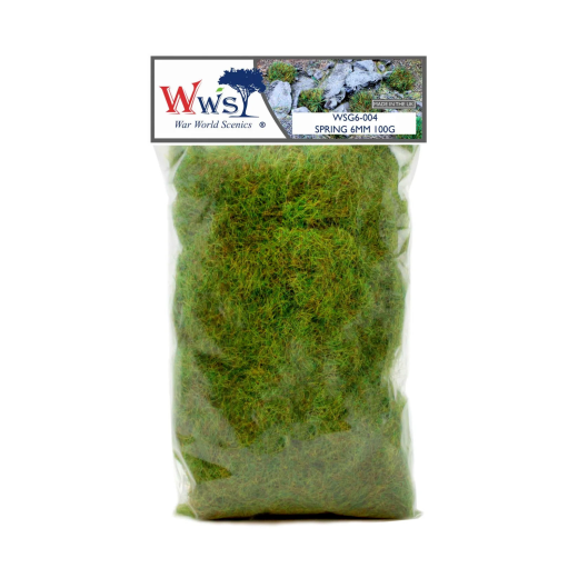 Fibres Static Grass 6 mm - Printemps - Sachet 100g