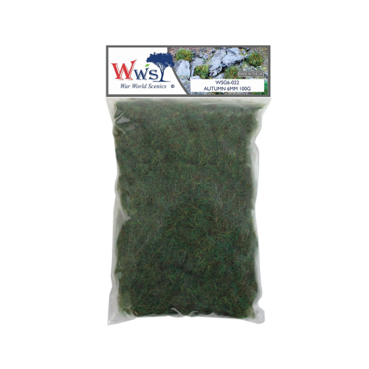 Fibres Static Grass 6 mm - Automne - Sachet 100g