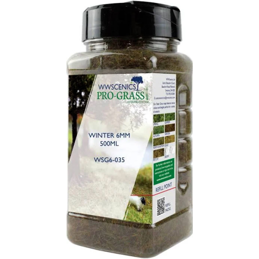 Fibres Static Grass 6 mm - Hiver- Flacon 500ml