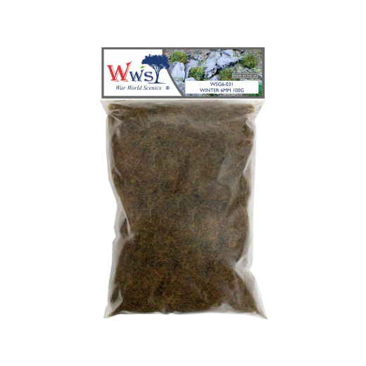 Fibres Static Grass 6 mm - Hiver - Sachet 100g