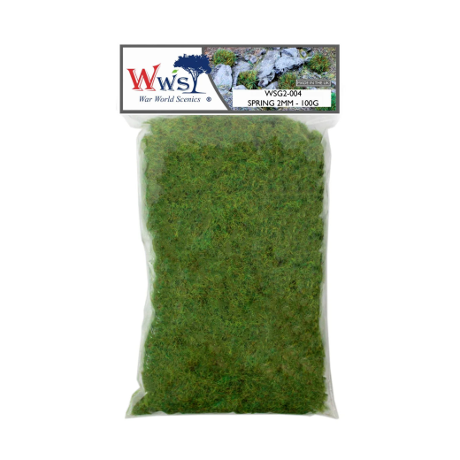 Fibres Static Grass 2 mm - Printemps - Sachet 100g