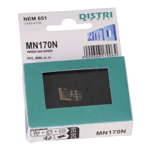 Décodeur non sonore Zimo MN170N - à programmer