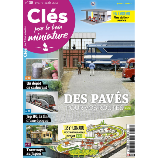 Clés pour le train miniature n° 38