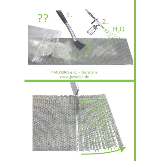 Pavés romains forme galet - bande droite Flexyway-4