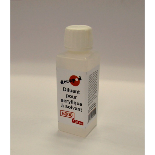 Diluant pour acrylique à solvant 125 ml