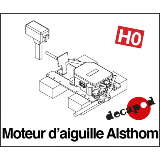 Moteur d'aiguille Alsthom