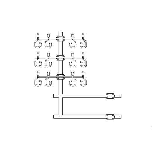 Poteaux télégraphiques à consoles déportées-1