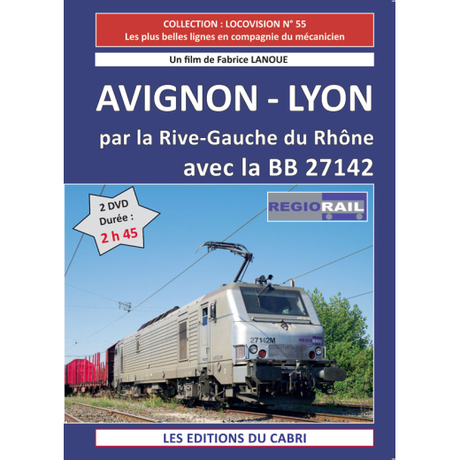 Avignon - Lyon par la Rive-Gauche du Rhône, avec la BB 27142 de Régiorail