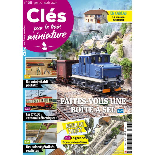 Clés pour le train miniature n° 56