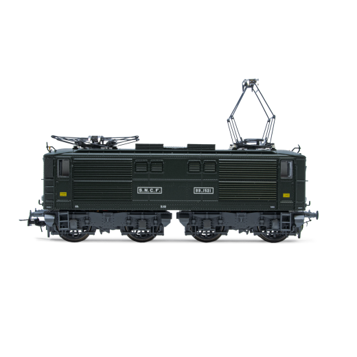 Locomotive électrique série BB 1521, livrée verte, époque III SNCF