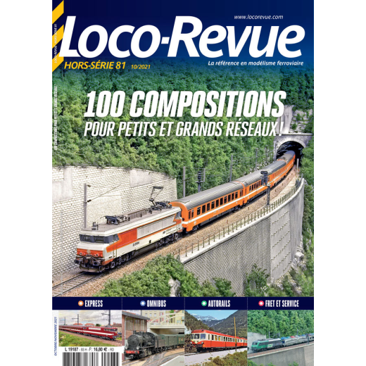 HSLR 81 (10/2021) : 100 compositions pour petits et grands réseaux !