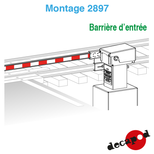 Demi-barrières de PN sur moteur Aster-1