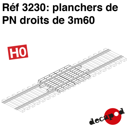 Planchers de PN droits de 3m60