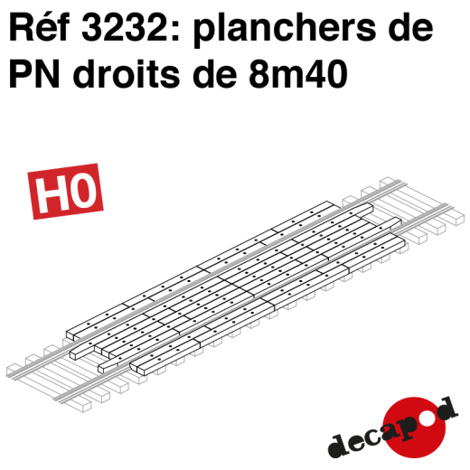 Planchers de PN droits de 8m40