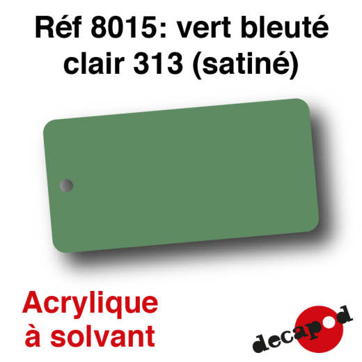 Peinture acrylique Vert bleuté clair 313 satiné