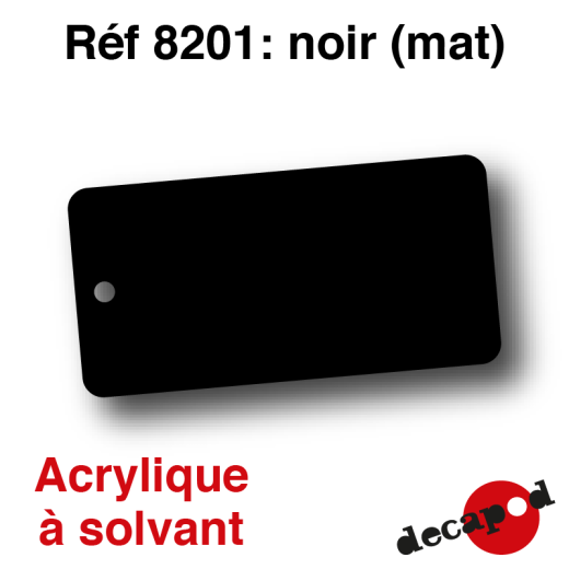 Peinture acrylique Noir mat