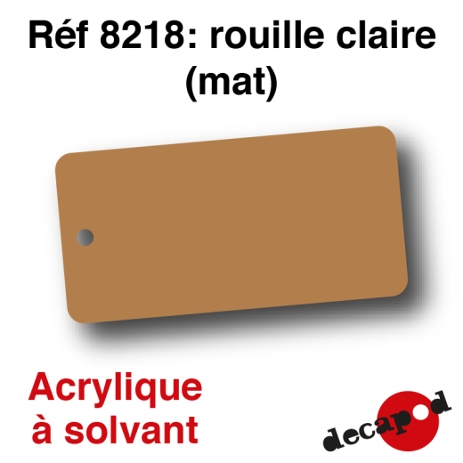 Peinture acrylique Rouille claire mat