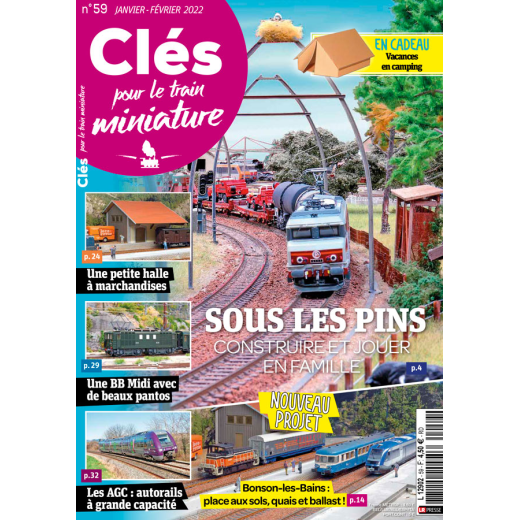 Clés pour le train miniature n° 59