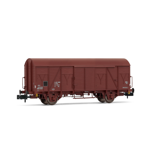 Set de 2 wagons couverts à essieux, type G4, SNCF